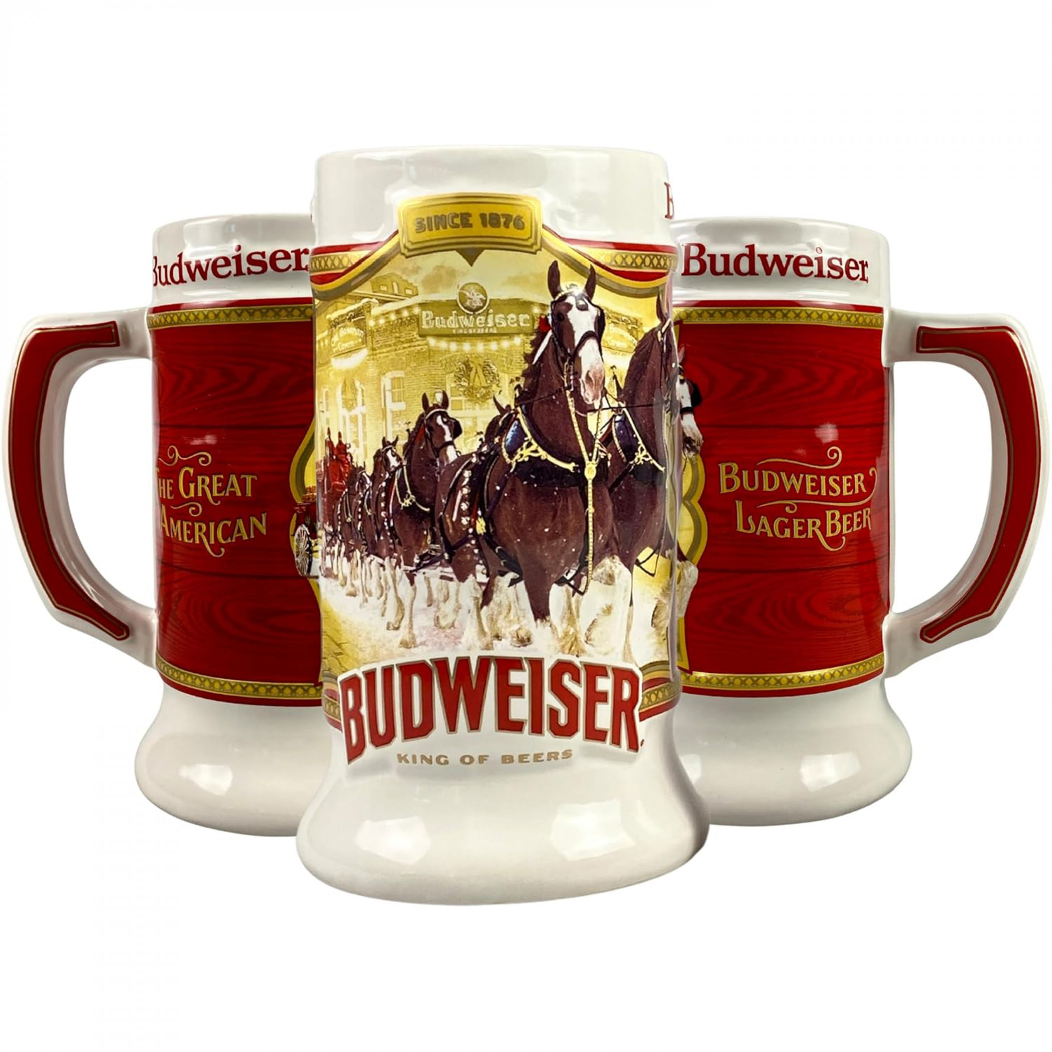 Budweiser Limited-Edition 2024 Holiday Stein Ceramic Stein